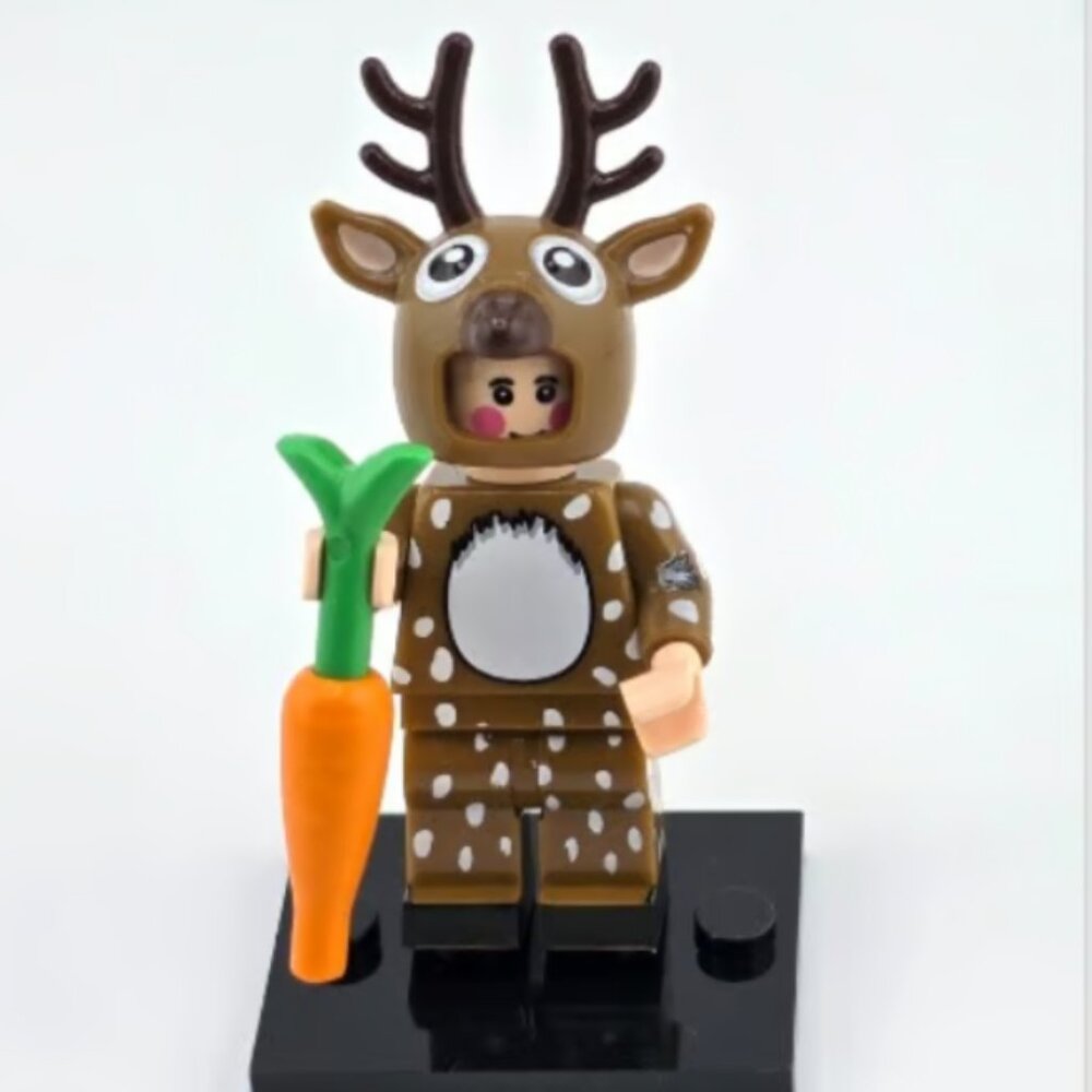 NEW! Reindeer minifigure Reindeer Figurine Reindeer Lego Compatible Deer Figure